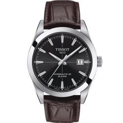 TISSOT 天梭 官方授權 GENTLEMAN 經典紳士機械錶(T1274071605101)40mm