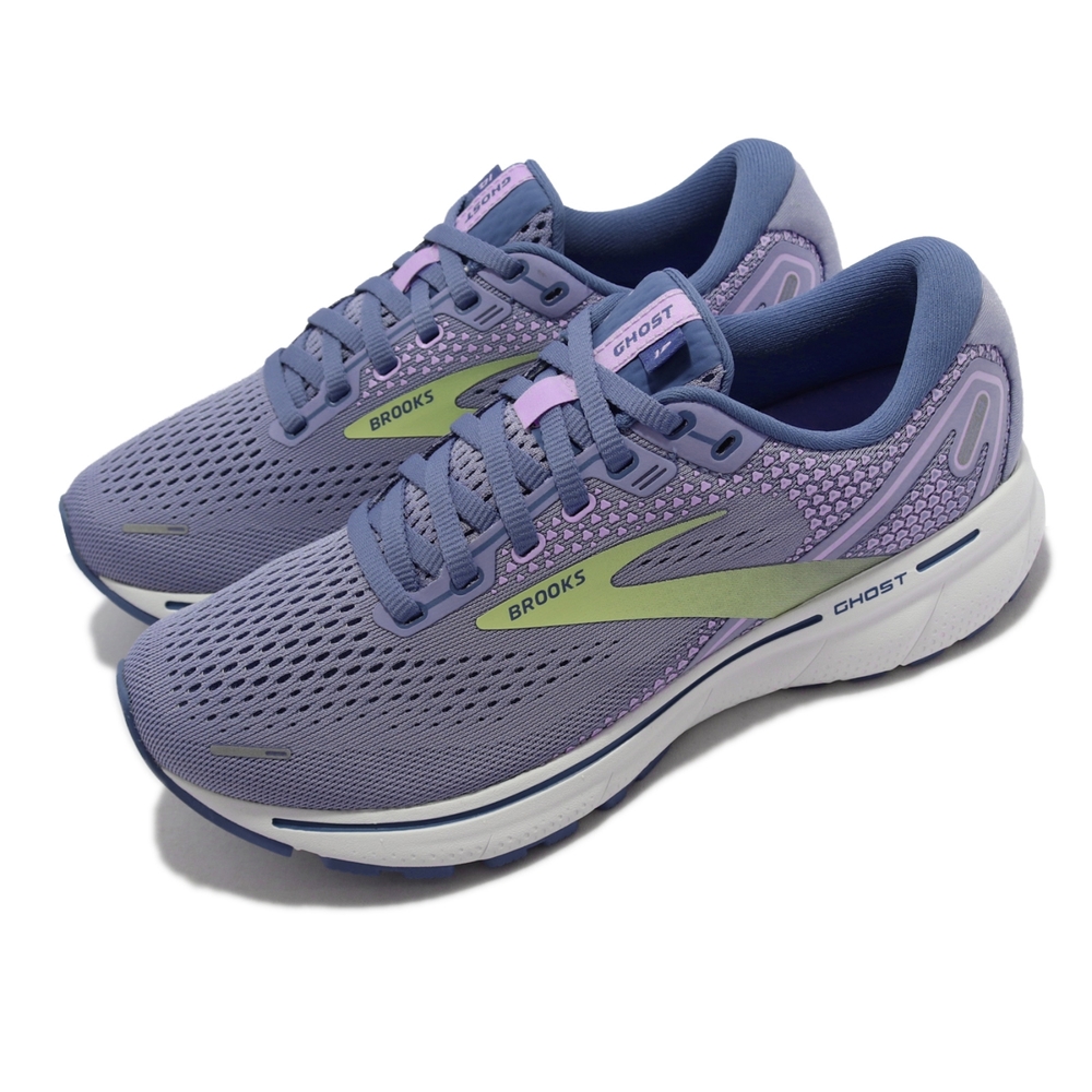 Brooks 慢跑鞋 Ghost 14 運動休閒 女鞋 避震 柔軟 3D彈力列印 穩定 紫 1203561B544