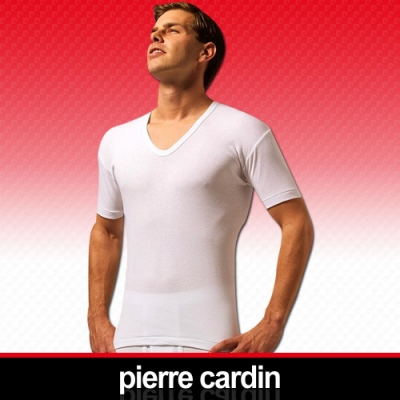 Pierre Cardin 皮爾卡登 新機能吸汗透氣 U領短袖衫(4入組)