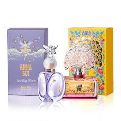 ANNA SUI 買一送一-幸運精靈淡香水30ml+逐夢翎雀淡香水30ml