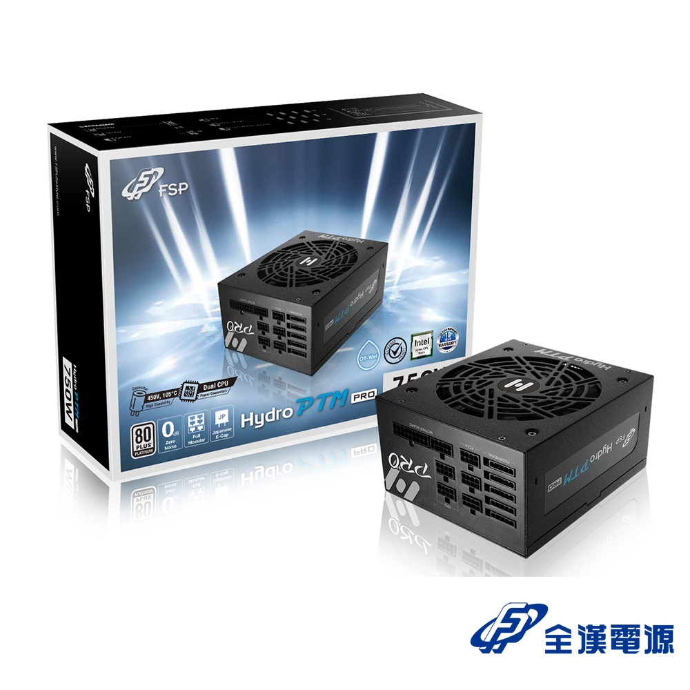 FSP 全漢 HYDRO PTM PRO 750W 80PLUS 白金牌 全模組化 電源供應器(HPT2-750M)