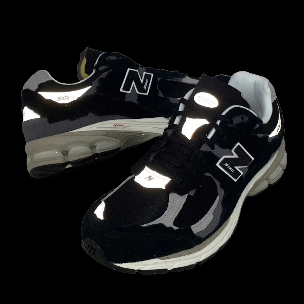 New Balance 休閒鞋2002R 男鞋女鞋黑灰麂皮反光緩震復古破壞版NB