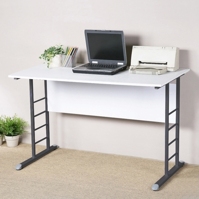 Homelike 馬克120cm書桌-白色加厚桌面-120x60x75cm