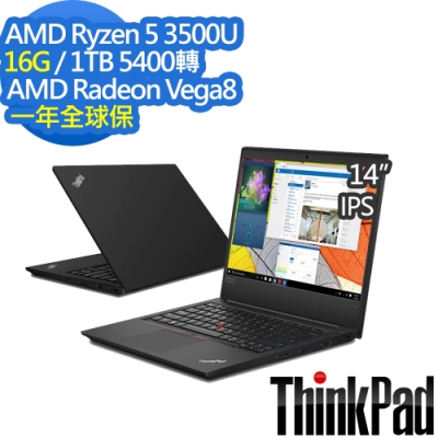 ThinkPad E495 14吋筆電Ryzen 5 3500U/16G/1T/Win10