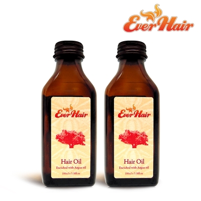 買一送一【Ever Hair】頂級摩洛哥堅果修護髮油(100ml)共2入