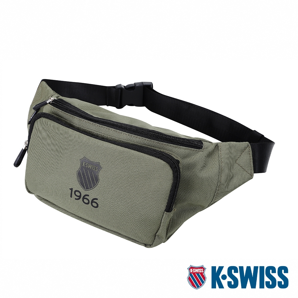 K-SWISS  Fanny Pack 運動腰包-橄欖綠