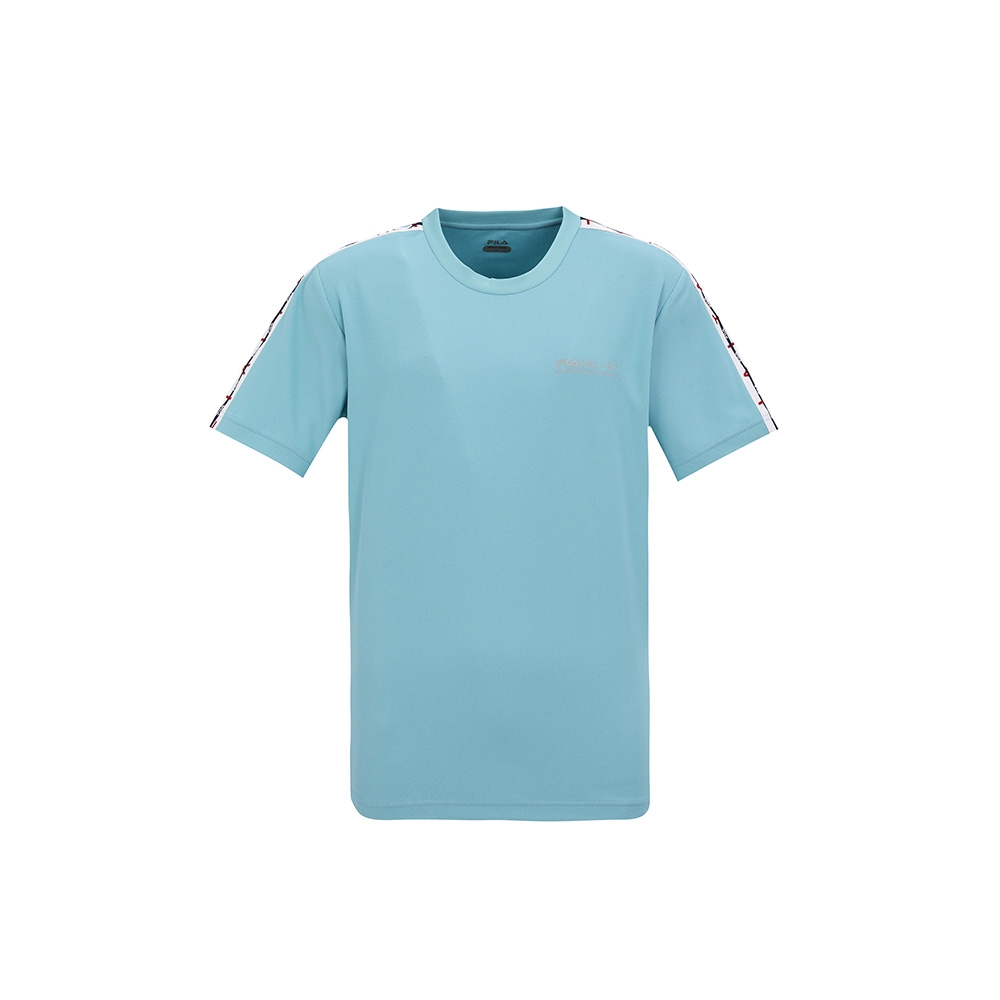 FILA 男抗UV吸濕排汗短袖T恤-淺綠 1TEW-5300-LN