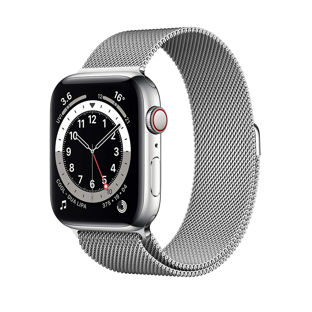 福利品】Apple Watch Series 6 GPS+Cellular 蘋果手錶不鏽鋼40mm(錶帶