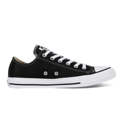 CONVERSE Chuck Taylor All Star LTHR 情侶 學生 皮革 黑 132174C