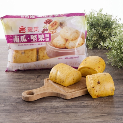 任-義美南瓜堅果饅頭(480g/6粒/包)