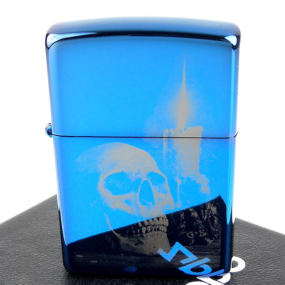 ZIPPO 美系 Skull Design 骷髏圖案照片成像加工打火機