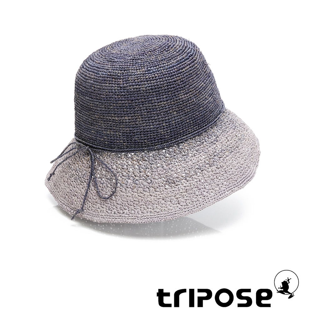 tripose MIA手工Raffia漸層拉菲草帽帽簷8cm 灰| 帽子| Yahoo奇摩購物中心