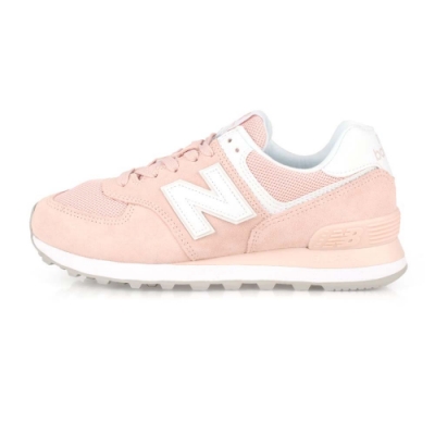 NEWBALANCE 女 復古慢跑鞋 粉橘白