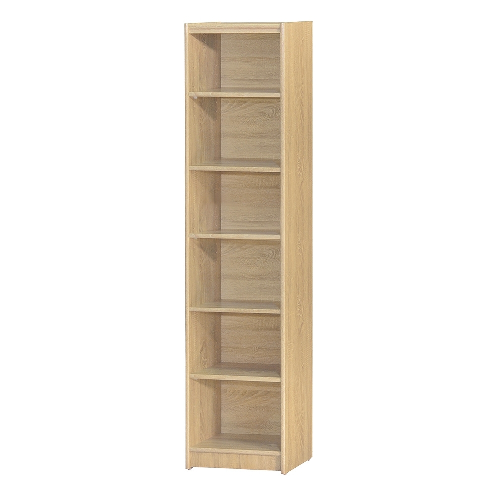 【綠活居】基斯坦   現代1.4尺六格書櫃/收納櫃(三色可選)-43x30x181cm免組