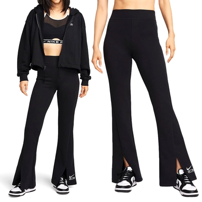 Nike NSW Air HR Tight 女款 黑色 開衩褲腳 高腰 運動 瑜珈 緊身褲 FN1892-010