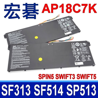 ACER 宏碁 AP18C7K 電池 AP18C7M SF313-52T SF313-52G SF313-53 SF316-51 SF514-54 SF514-55 SP513-54 AP714-51