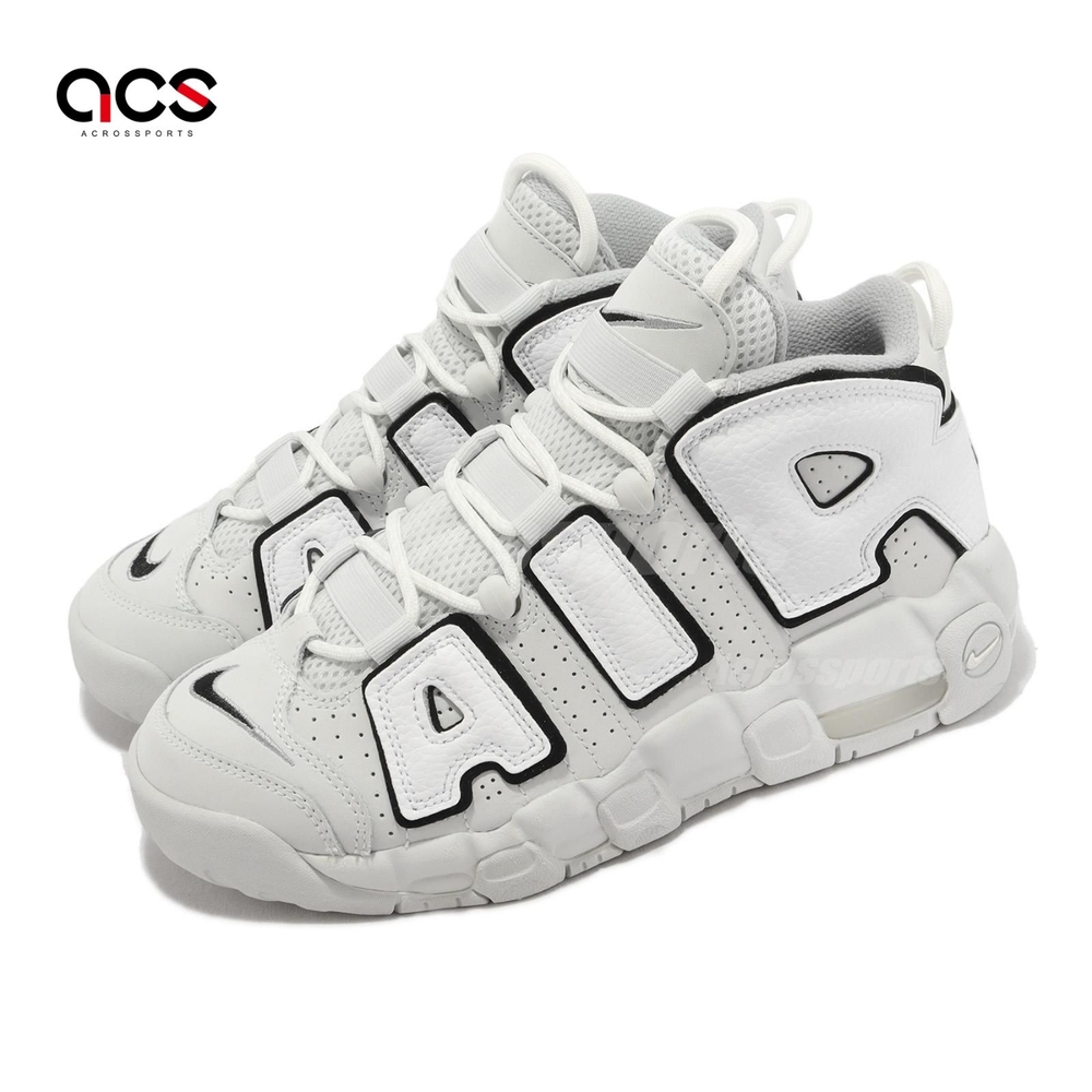 Nike 休閒鞋 Air More Uptempo GS 女鞋 大童鞋 白 灰 氣墊 復古 FD0022-001