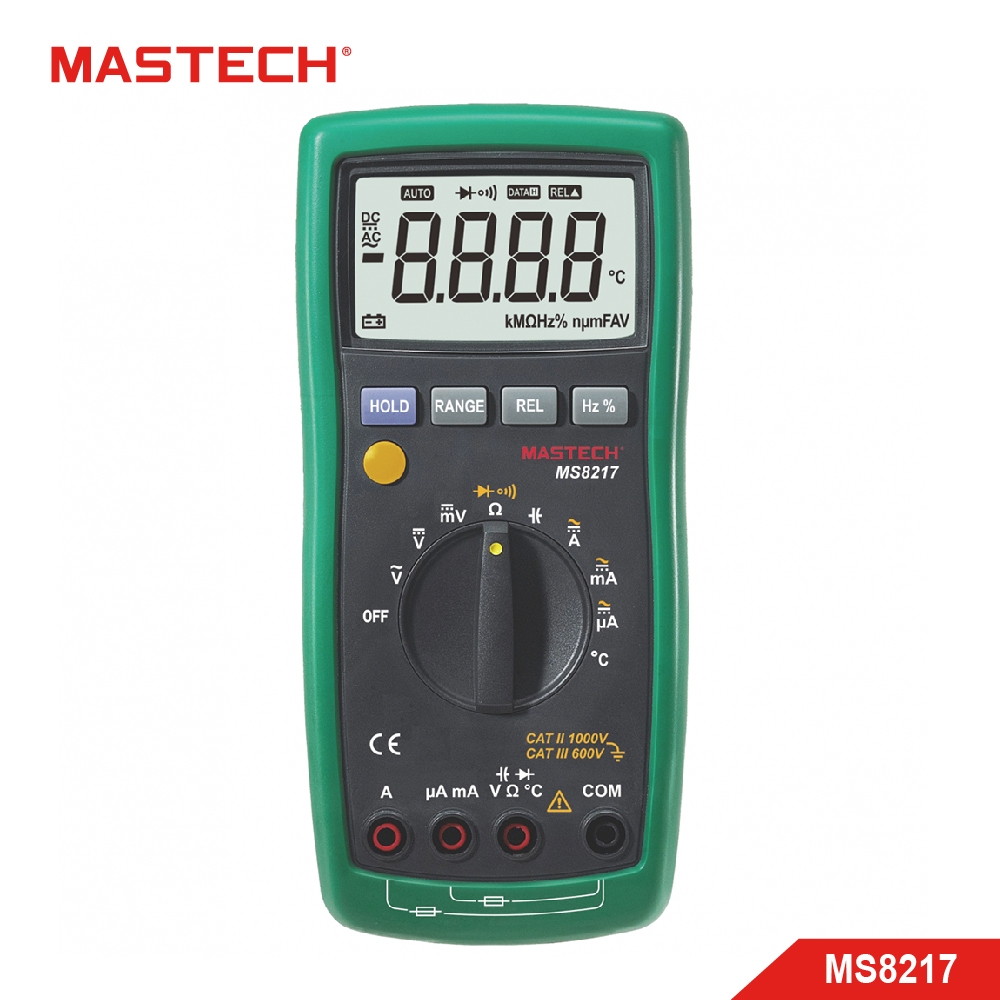 MASTECH 邁世 MS8217 數字萬用表 4000 counts 現貨