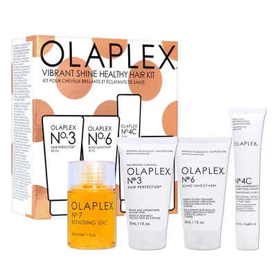 OLAPLEX 歐啦 活力光澤髮油套組 (7號30ml+3號30ml+6號30ml+4C號20ml)