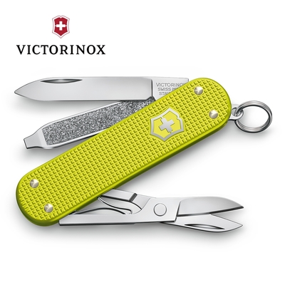 VICTORINOX 台灣瑞士維氏 2023年5用 ALOX電光黃金屬殼瑞士刀