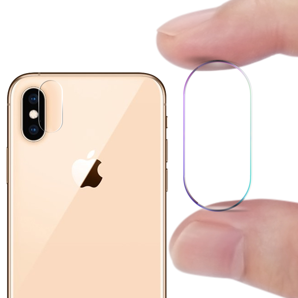 CITY for iPhone Xs Max 玻璃9H鏡頭保護貼精美盒裝 2入一組