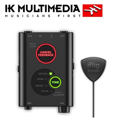 『IK Multimedia』iRig Acoustic Stage 麥克風式拾音器 / 公司貨保固