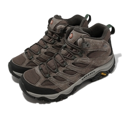 Merrell 戶外鞋 Moab 3 Mid GTX 男鞋 卡其色 防水 中筒 真皮 登山鞋 ML035787