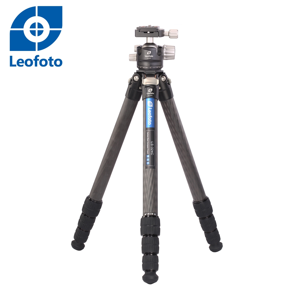 Leofoto徠圖-LS324C+LH40 碳纖維三腳架(含雲台)(彩宣總代理)