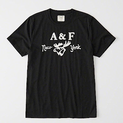 AF a&f Abercrombie & Fitch 短袖 T恤 黑 0950