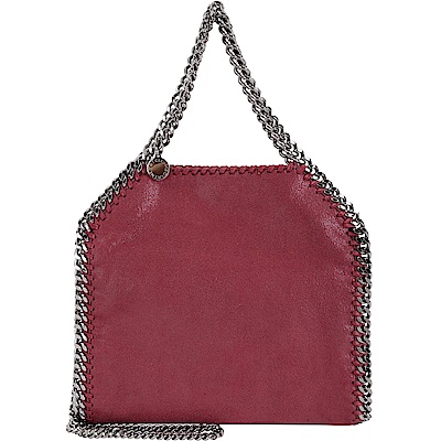 Stella McCartney Falabella Deer 小款 兩用鍊帶包(紅梨色)