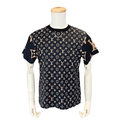 Louis Vuitton Monogram 印花短袖T-shirt(1A931W-黑) | LV路易威登