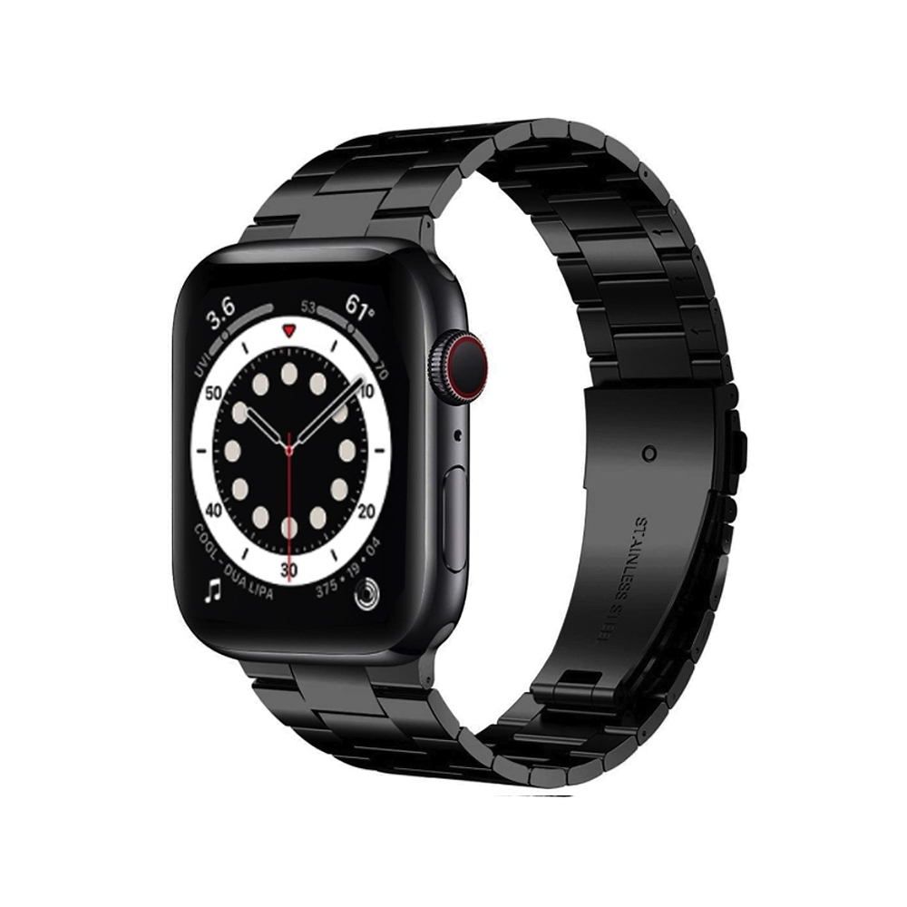 Apple Watch 6/SE 44mm不鏽鋼三珠蝶扣錶帶贈拆錶器| 錶帶/錶環| Yahoo