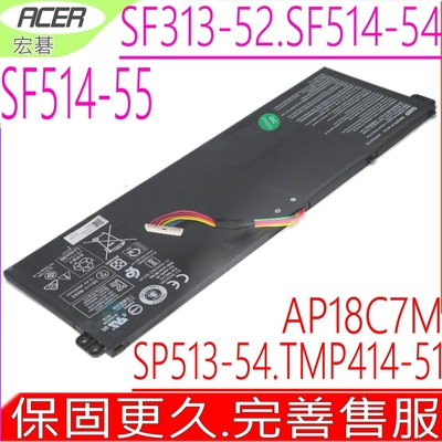 ACER AP18C7M AP18C8K 宏碁電池 Spin 5 SP513-54N CP514-1H CP514-wh Travelmate 414-51 TMP414-51 KT0047008