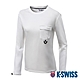 K-SWISS  Pocket Tee 長袖T恤-女-米白 product thumbnail 1