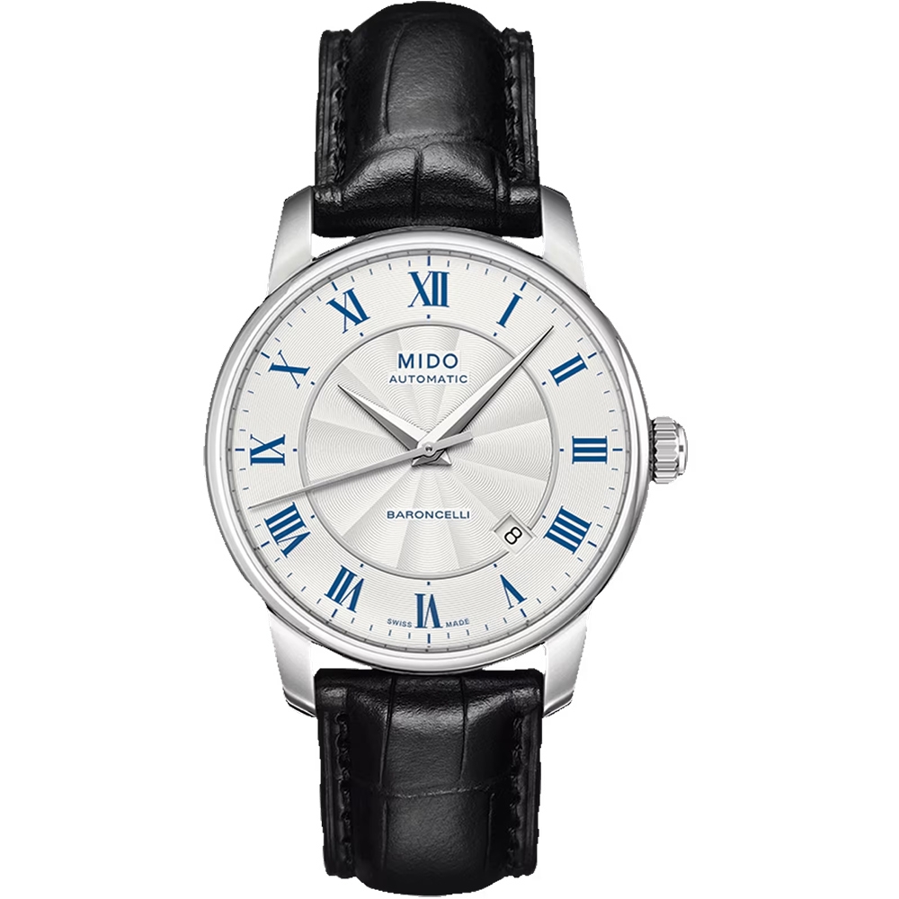 MIDO 美度 官方授權 Baroncelli II 羅馬假期機械錶 迎春好禮-38mm M86004214