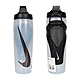 NIKE REFUEL 瓶蓋擠壓水壺 24 OZ-慢跑 登山 單車 N100766812524 霧白黑 product thumbnail 1