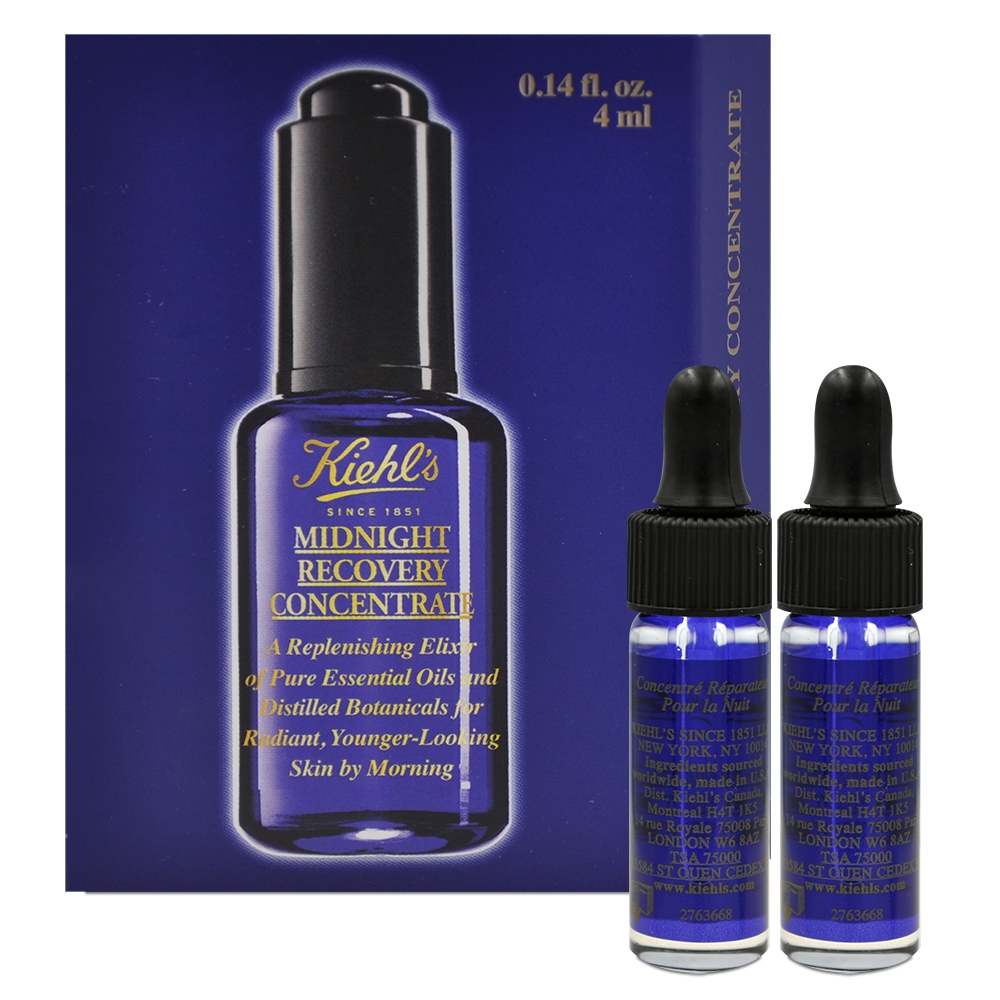 【即期品】KIEHLS契爾氏 植萃藍鑽修護激萃 4ml*2 (效期至2024/12)