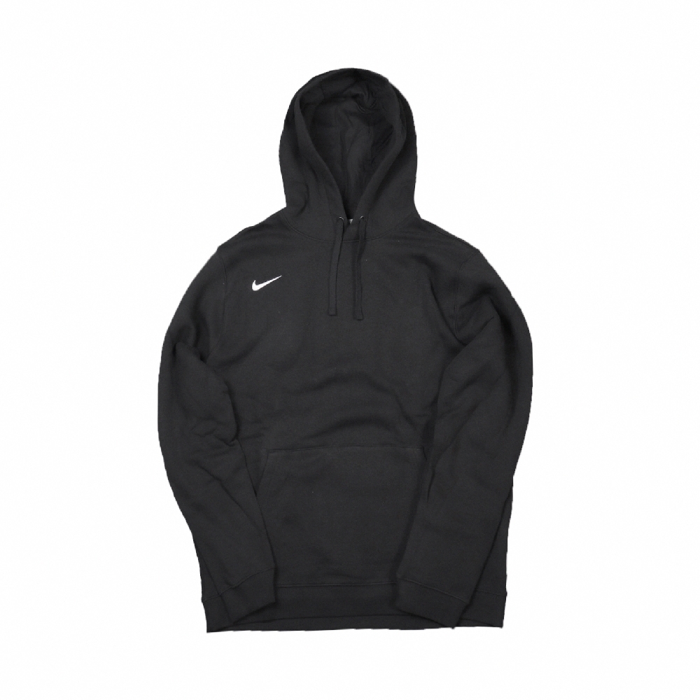 Nike 帽T Club Fleece Hoodie 男款 運動休閒 連帽上衣 微刷毛 基本款 黑 白 APS083-010