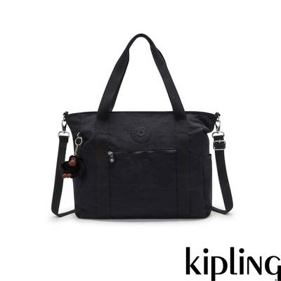 Kipling 率性曜石黑手提斜背兩用托特包-JAYLA