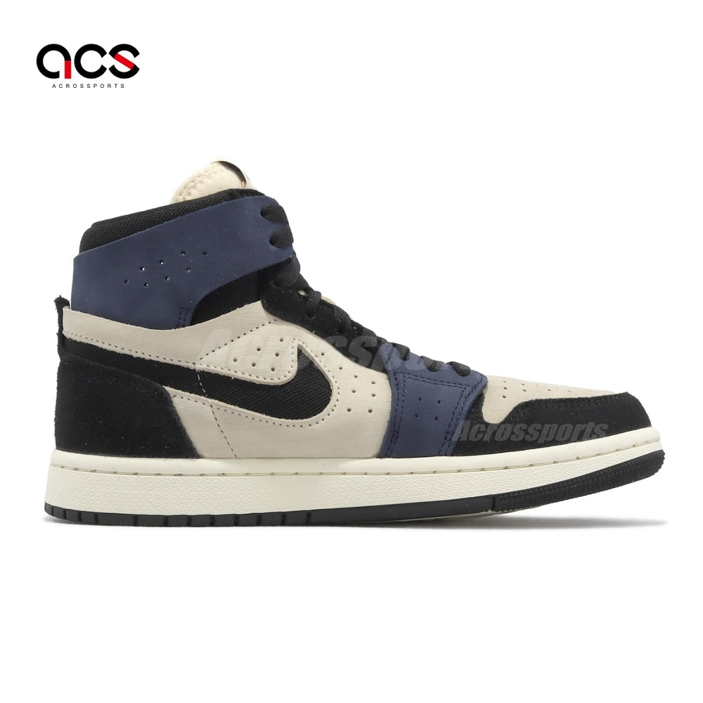 Nike 休閒鞋Wmns Air Jordan 1 ZM Air CMFT 2 女鞋米黑AJ1 麂皮DV1305