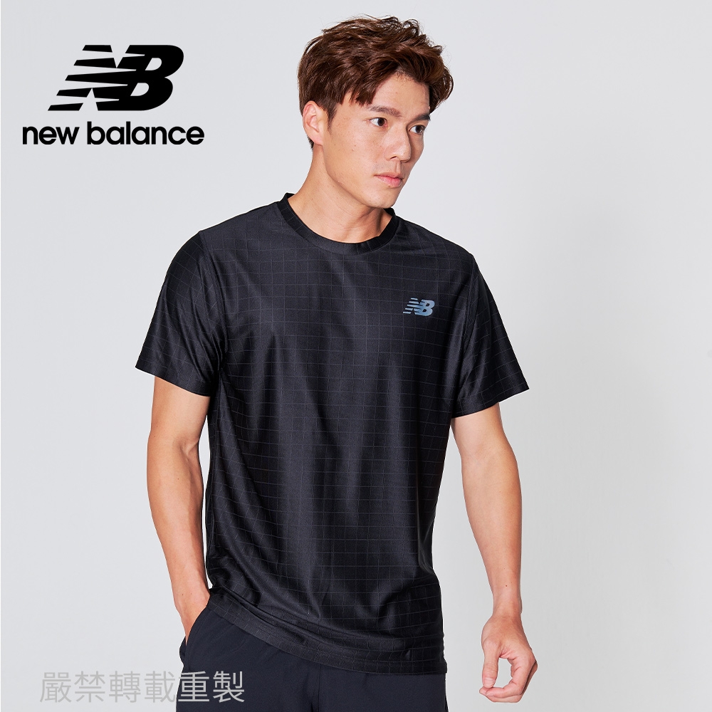 [New Balance]DRY短袖T_男性_黑色_MT21015BK