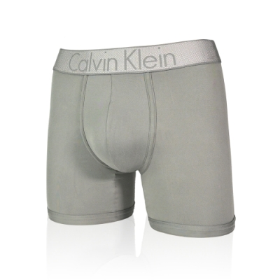 Calvin Klein Microfiber系列盒裝平口四角褲/CK內褲-灰色