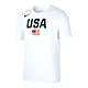 Nike AS USAB M NK Dry TEE Team SS 男 白色 日常 短T 短袖 AV4352-100 product thumbnail 1