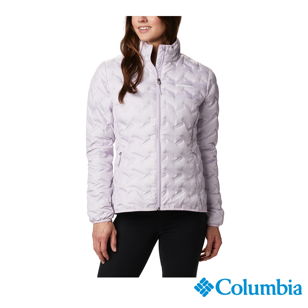 Columbia 哥倫比亞 女款 - Omni-Heat 鋁點保暖650羽絨立領外套-淺紫 UWR02590OM