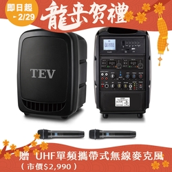 TEV 藍芽/USB/SD雙頻無線擴音機 TA350-2