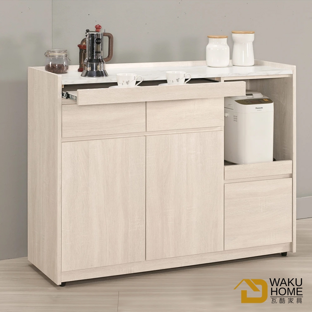 WAKUHOME 瓦酷家具 Daniela 4尺餐櫃-120*40*90(cm)