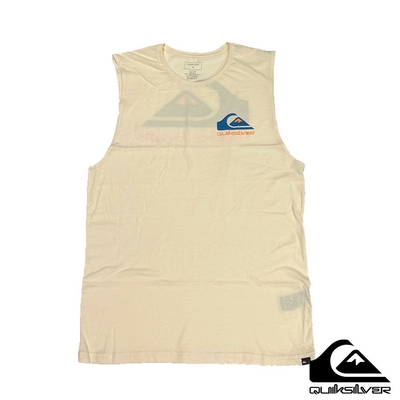 【QUIKSILVER】OMNI LOGO MUSCLE 背心 白色