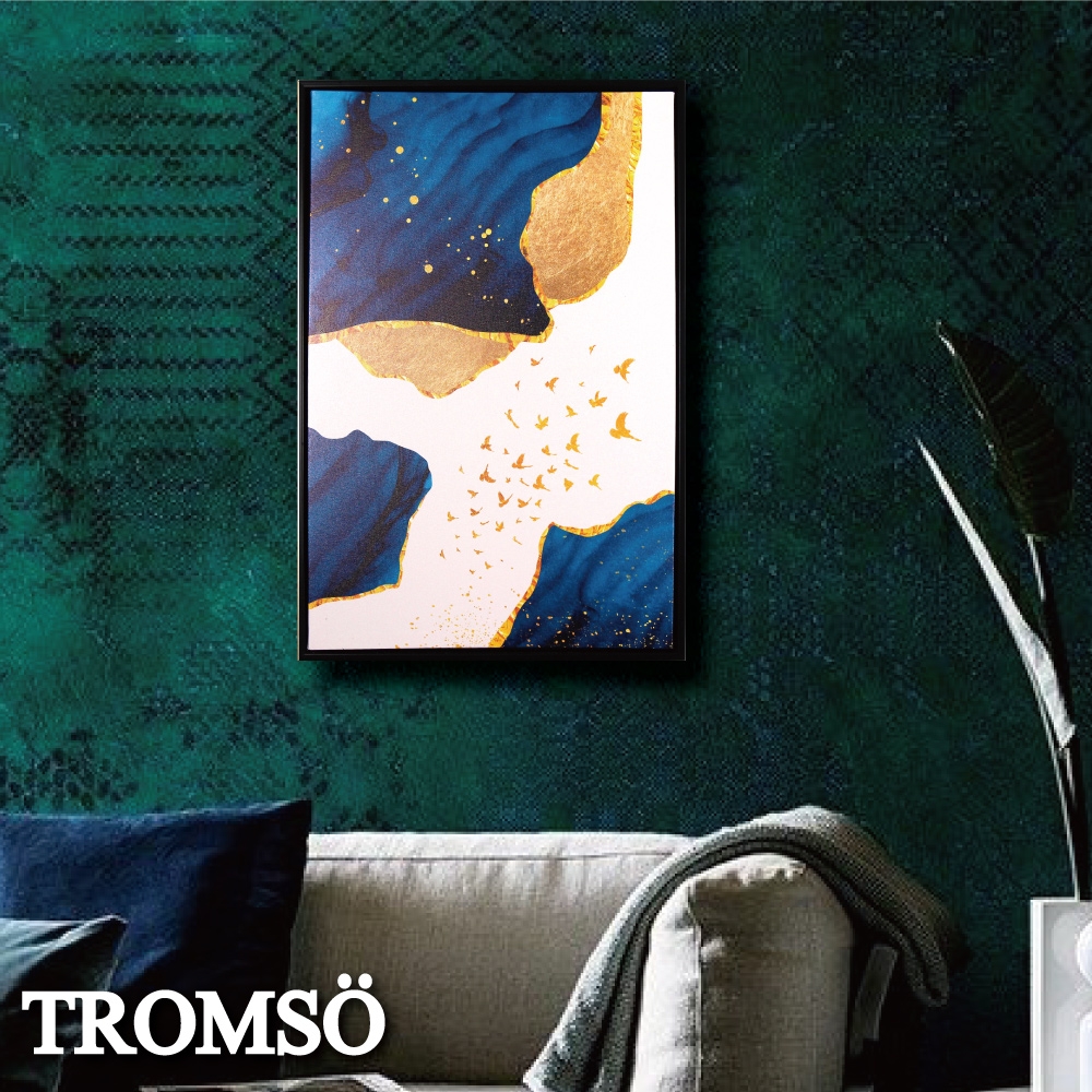 TROMSO 北歐時代風尚有框畫-峽頂鉑金WA165