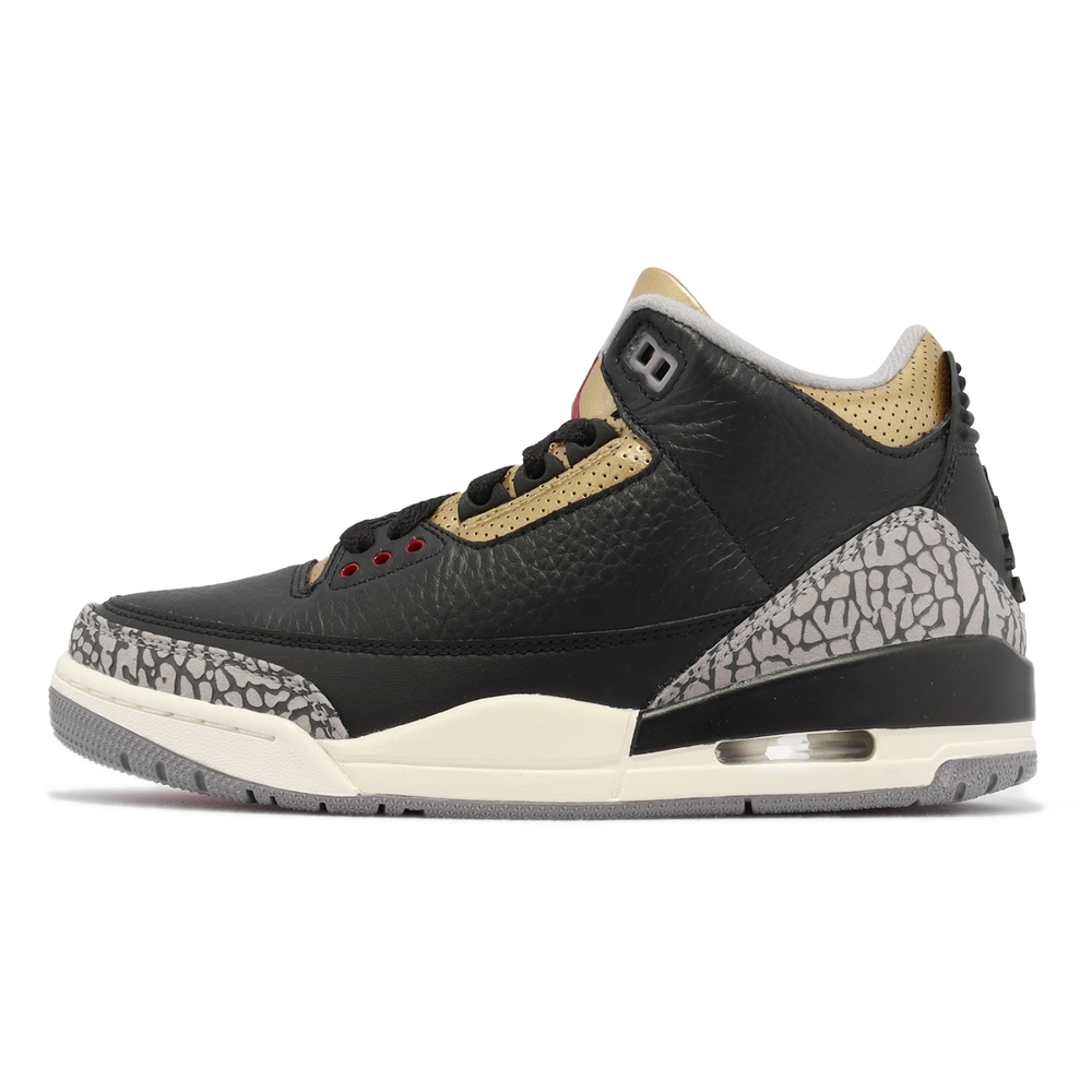 Nike Wmns Air Jordan 3 Retro 女鞋男鞋黑金Black Gold 喬丹3代CK9246