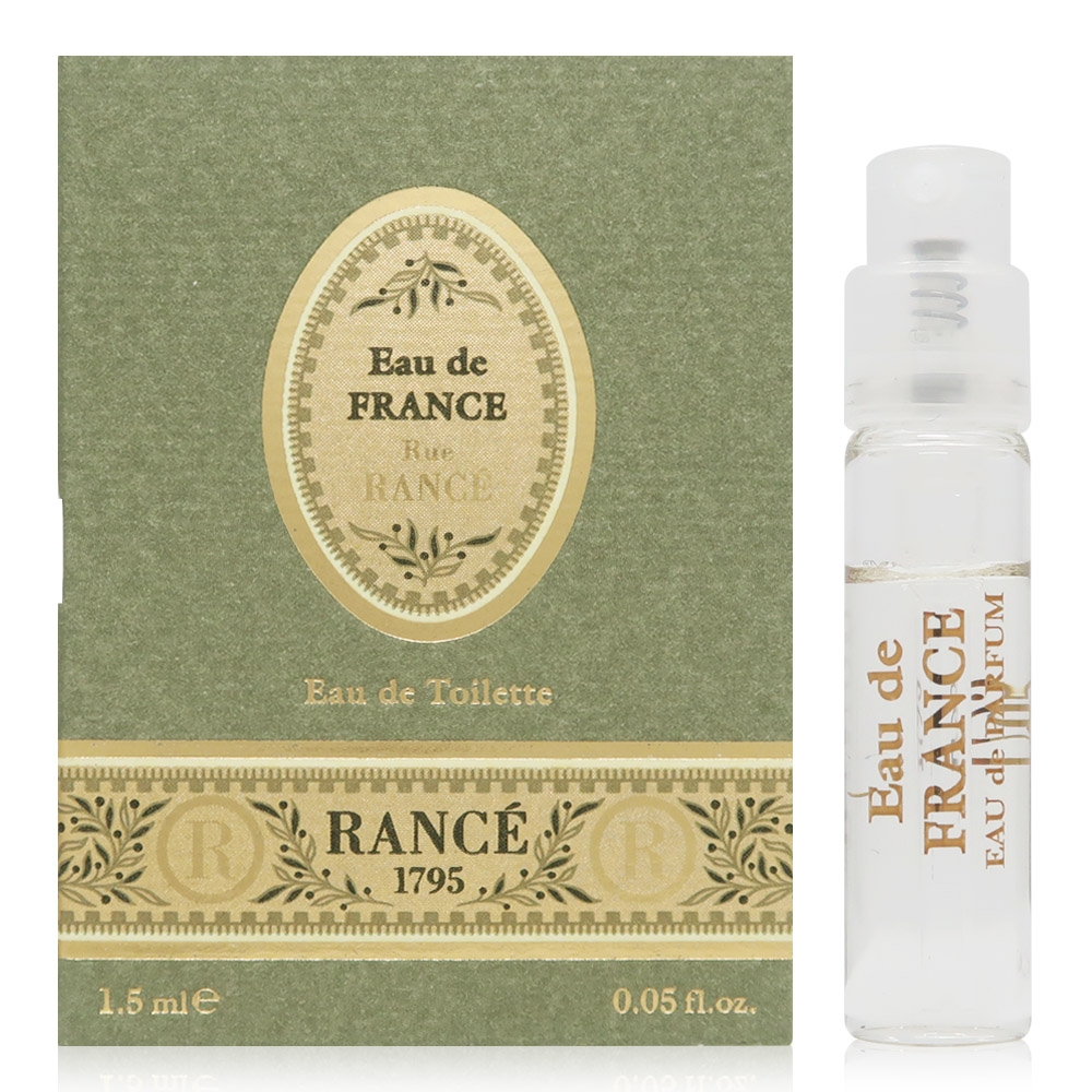 Rance 1795 蘭斯 1795 Rue Rance Eau De France 法蘭西禮讚淡香水 EDT 1.5ml (平行輸入)